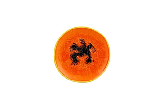 Papaya Dessert Plate, Set of 4