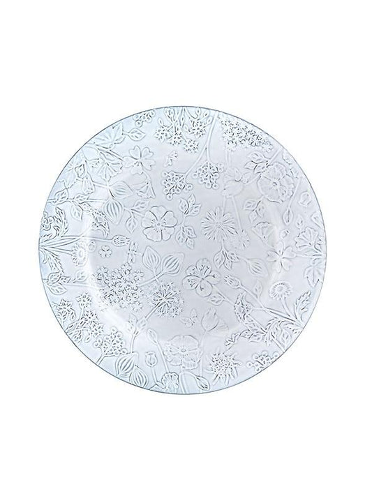 Charger plate, Set of 2 - White - FLORA White