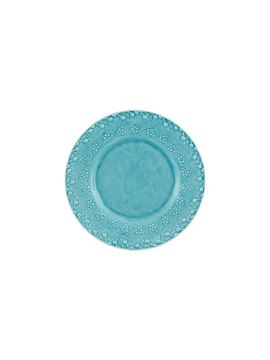 Dessert Plate, Set of 4 - FLORA Blue
