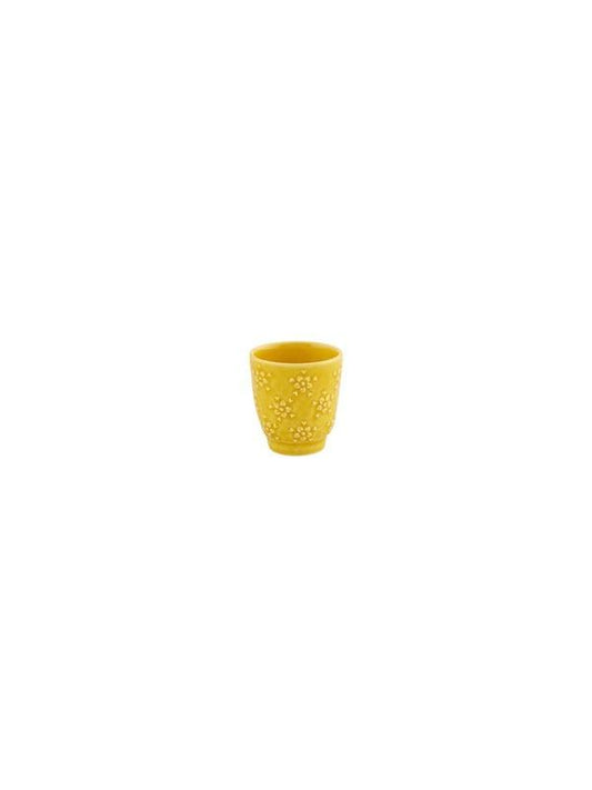 Espresso cup, Set of 4 - FLORA Yellow