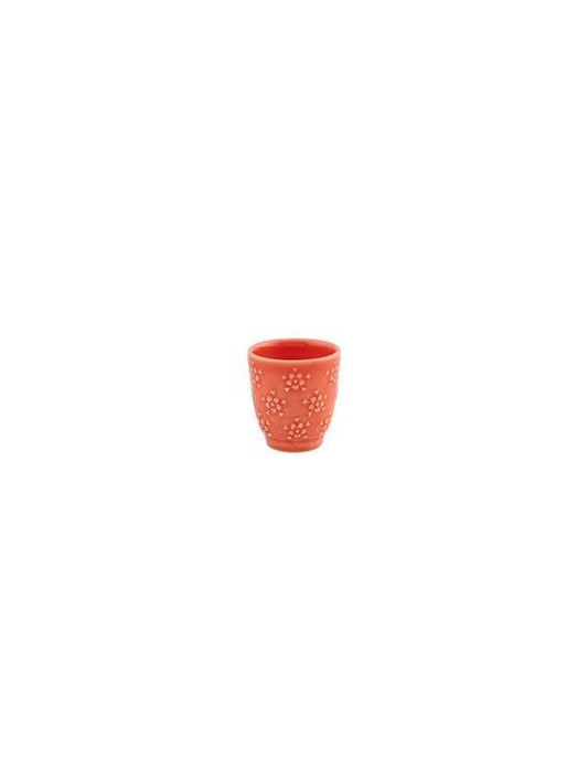 Espresso cup, Set of 4 - FLORA Salmon