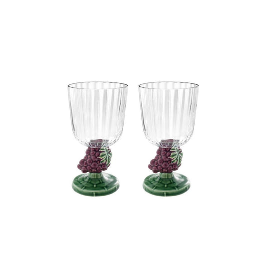 Goblet Grapes Stem, Set of 2