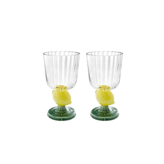 Goblet Lemon Stem, Set of 2