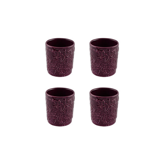 Old Fashion Tumbler Grapes, Set of 4
