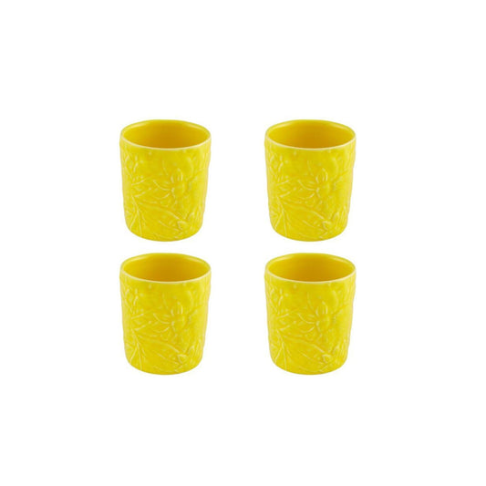 Old Fashion Tumbler Lemons, Set of 4