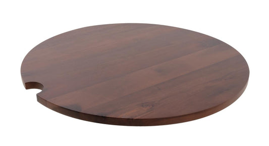 Lid 17 3/4" x 5/8" H Acacia Wood