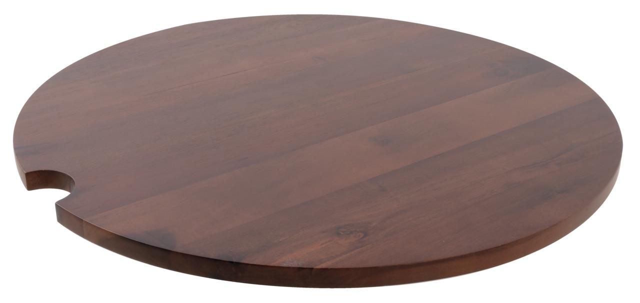 Lid 19 5/8" x 5/8" H Acacia Wood