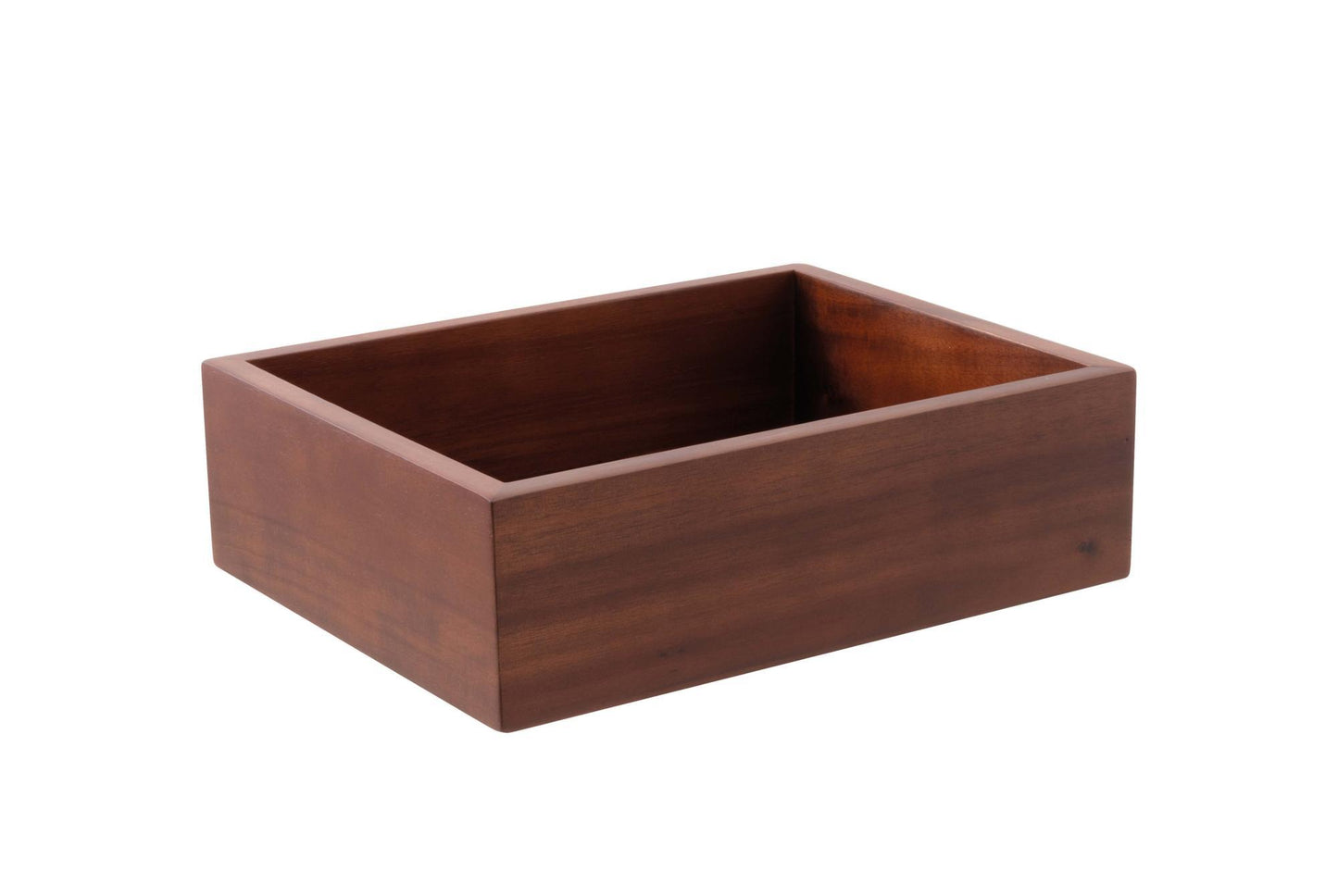 Tray 10 3/8" x 8 1/8" x 3 1/8" H Acacia Wood