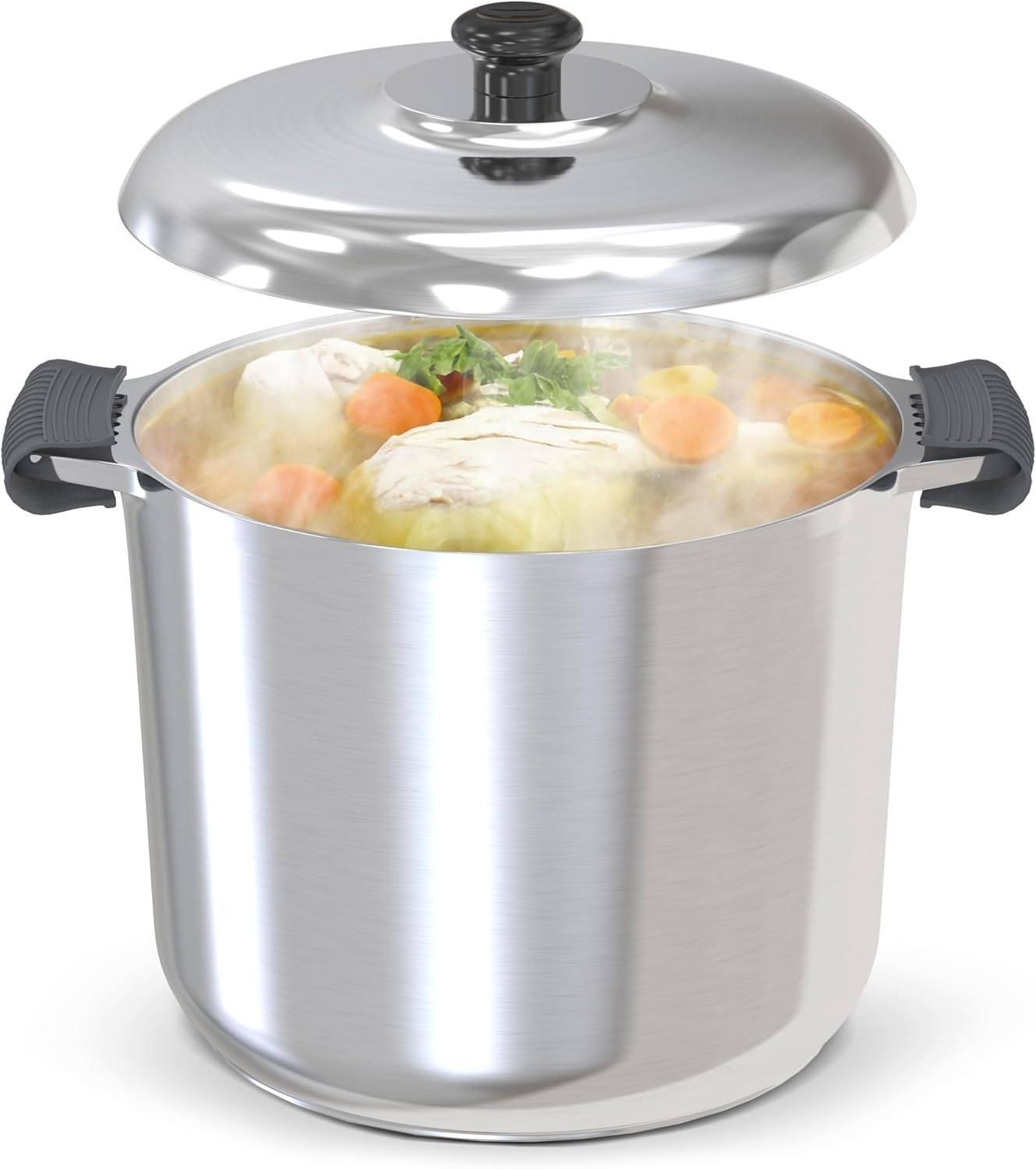 Stock Pot with Lid 14QT