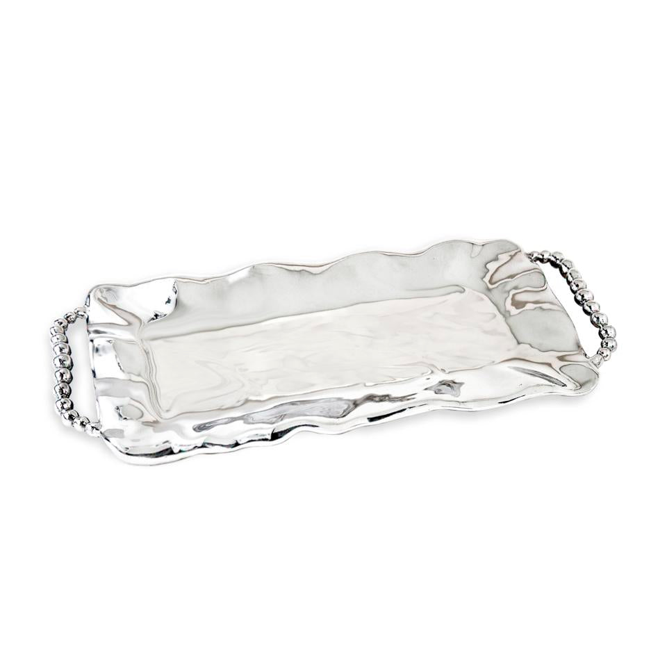 Perla Long Rectangular Tray with Handles