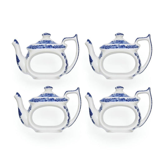 Teapot Napkin Rings S/4