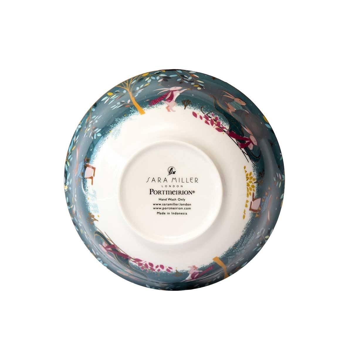 Candy Bowl 6" Rabbit Sleigh