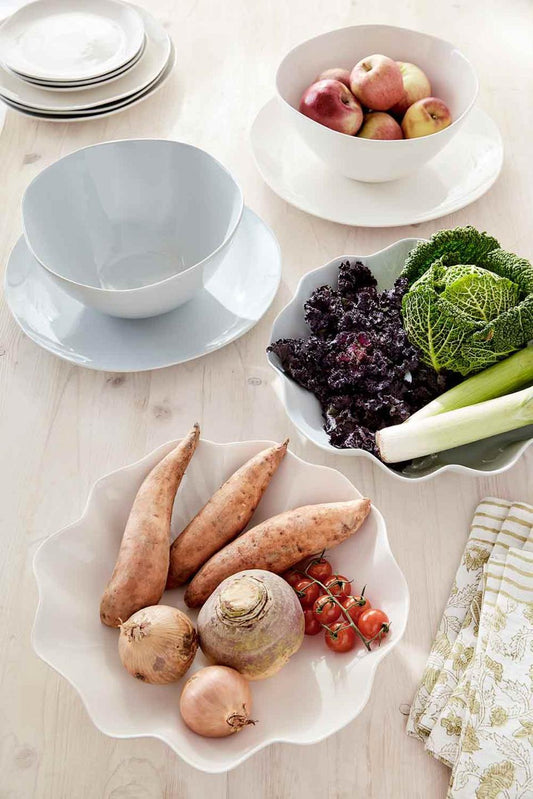 Serving Bowl 13" - Floret Grey