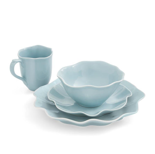 4 Piece Place Setting - Floret Robins Egg