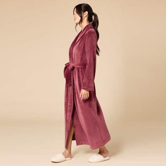 Softies Serenity Mink Robe Cherry Medium