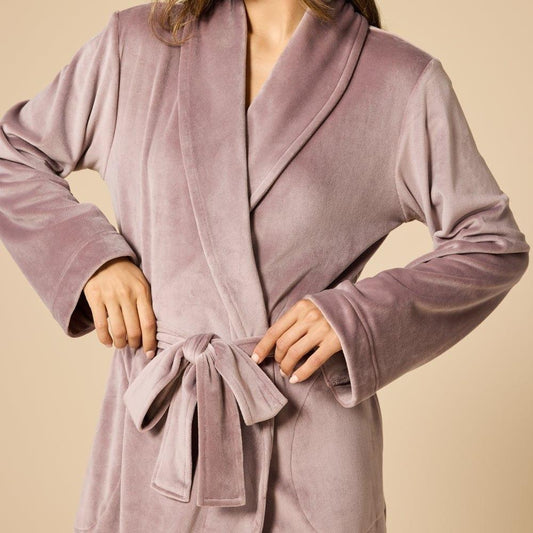 Softies Serenity Mink Robe Driftwood Large