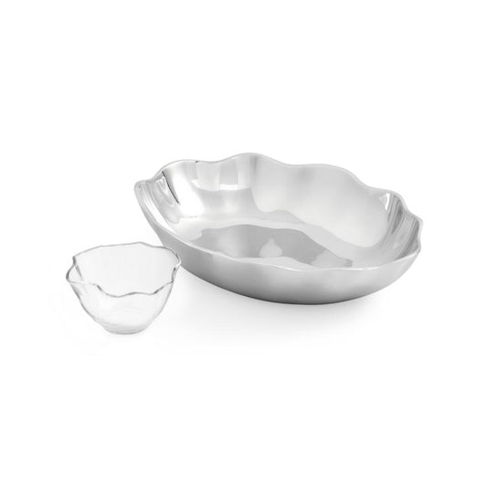 Chip & Dip Server 14.75" Alloy