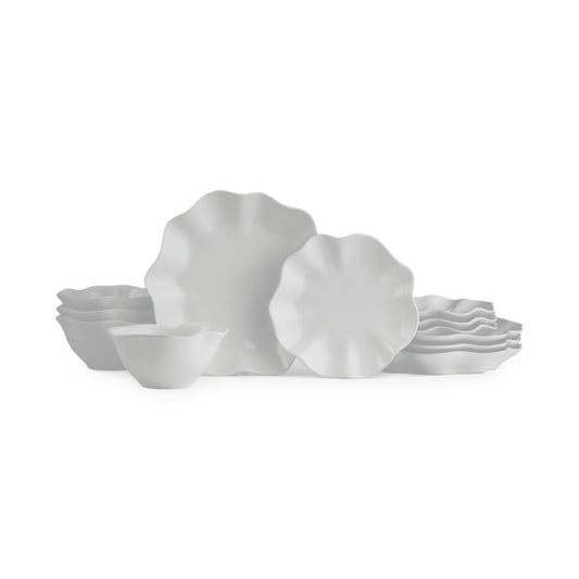 12 Piece Set - Floret Grey