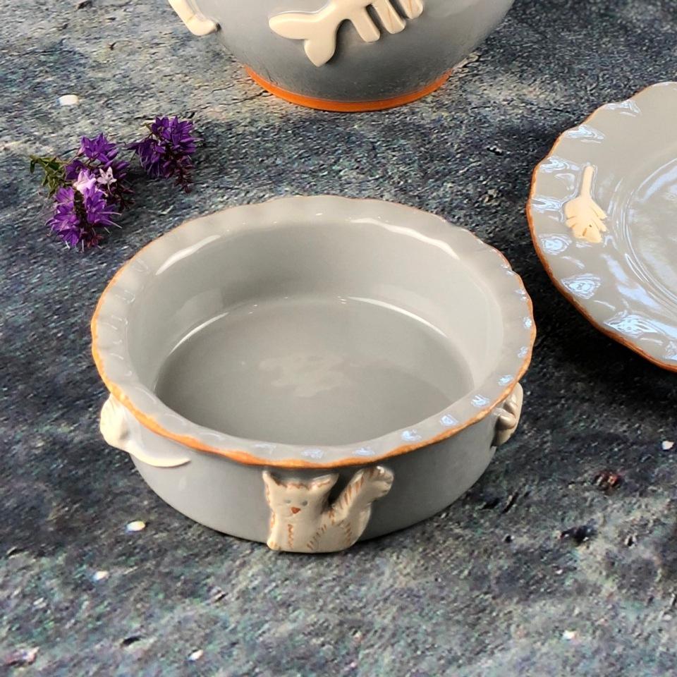 Food/Water Bowl - French Grey