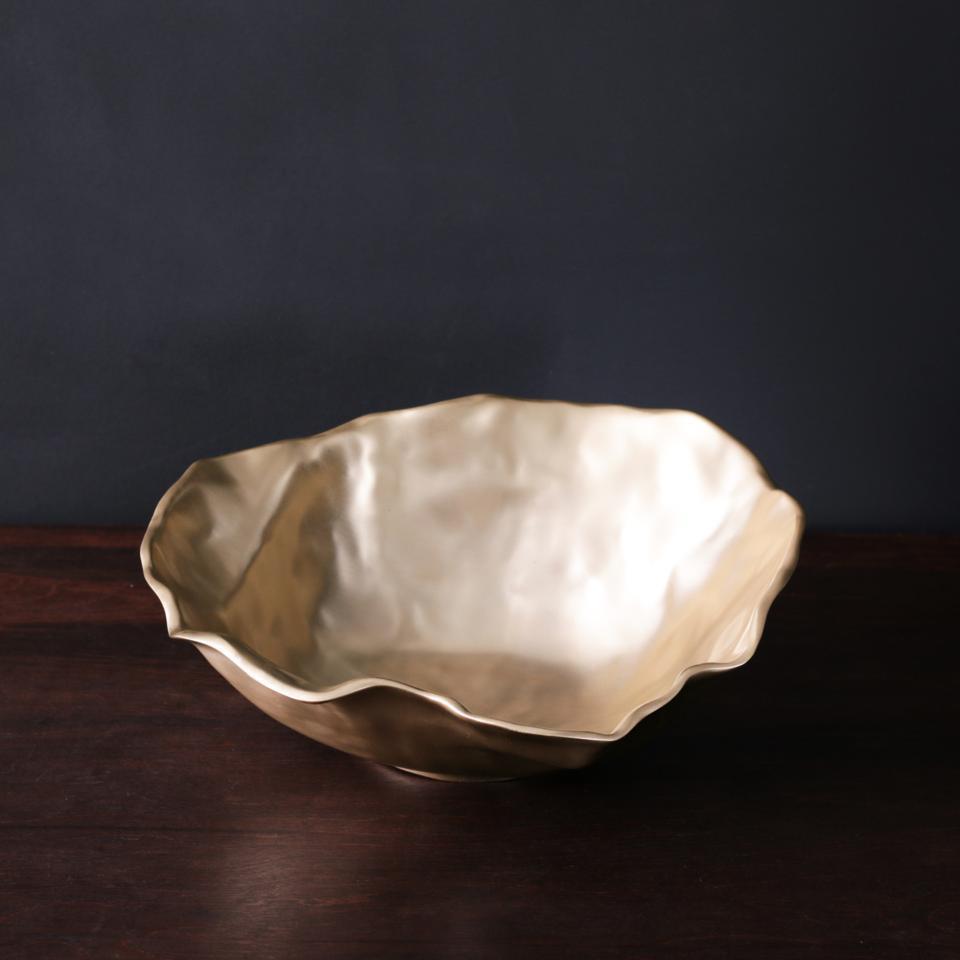 Maia Large Bowl (Gold)