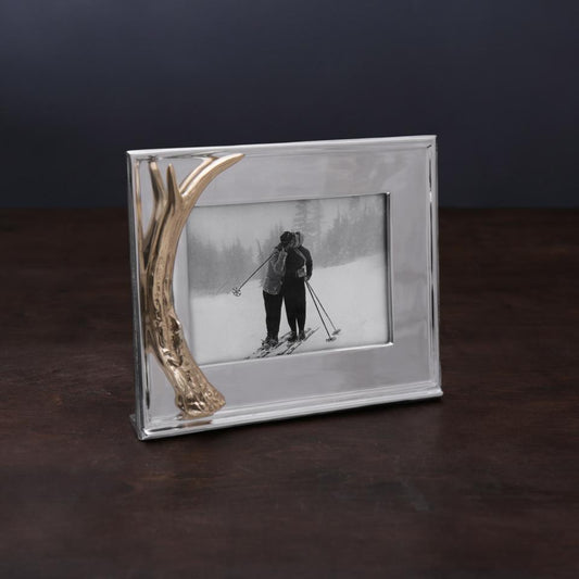Antler 5 x 7 Horizontal with Gold Antler