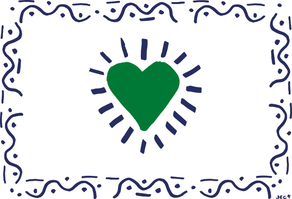 Placemats,&amp;#x60;Hand and Heart