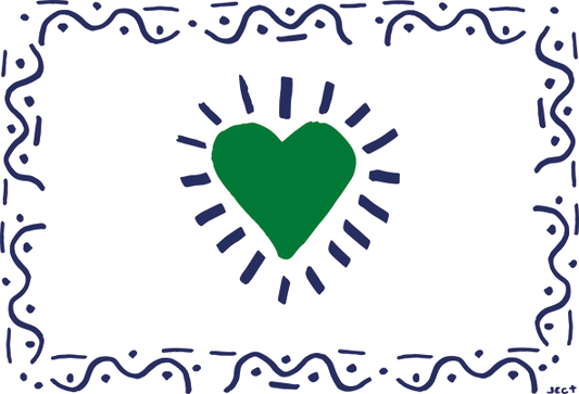 Placemats,&amp;#x60;Hand and Heart