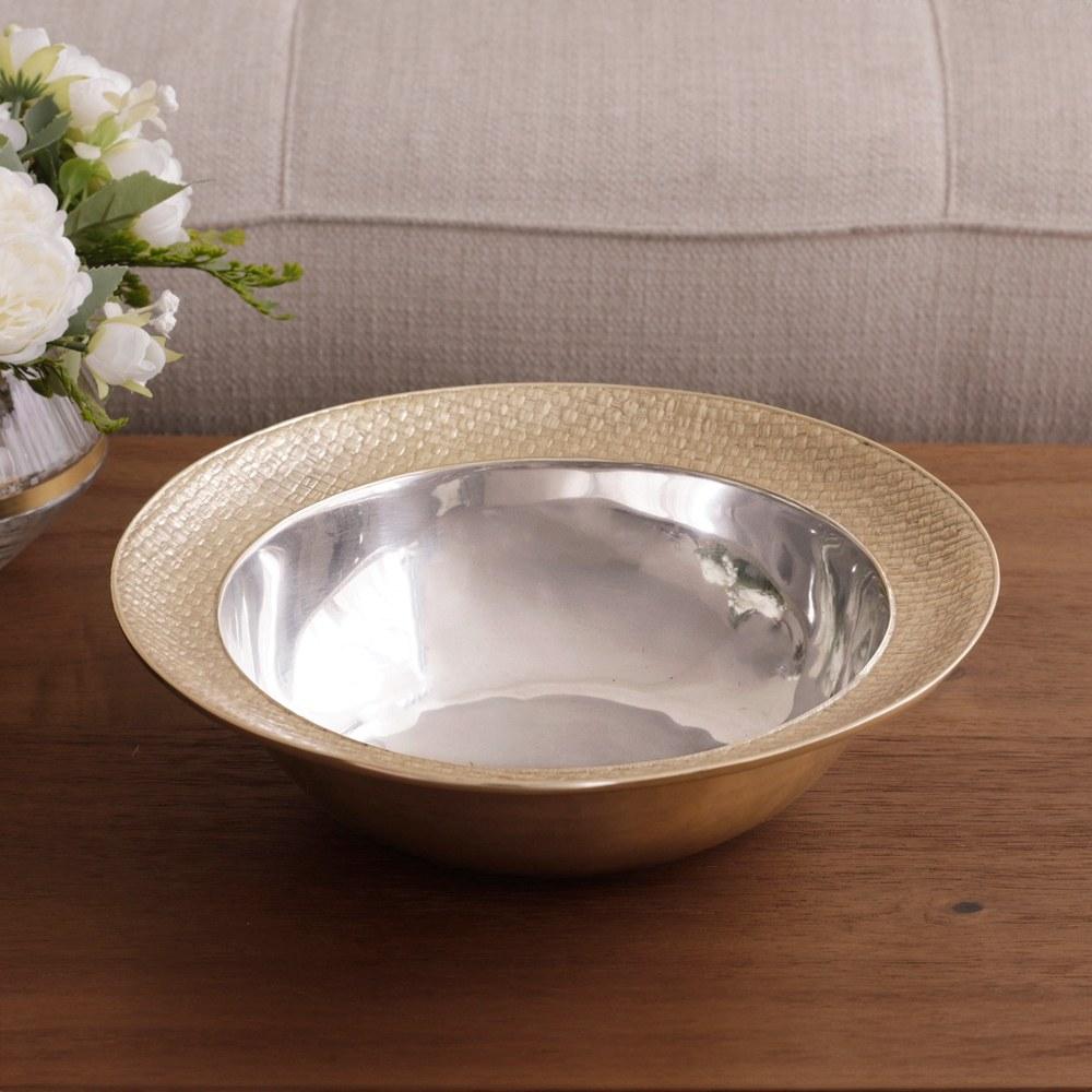 Nassau Large Bowl (Silver and Gold)