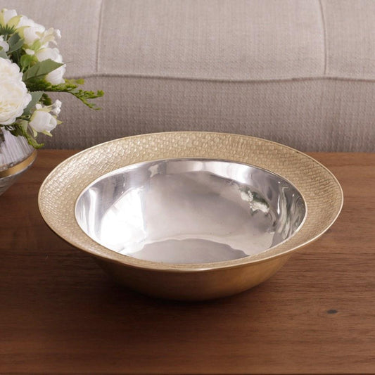 Nassau Large Bowl (Silver and Gold)