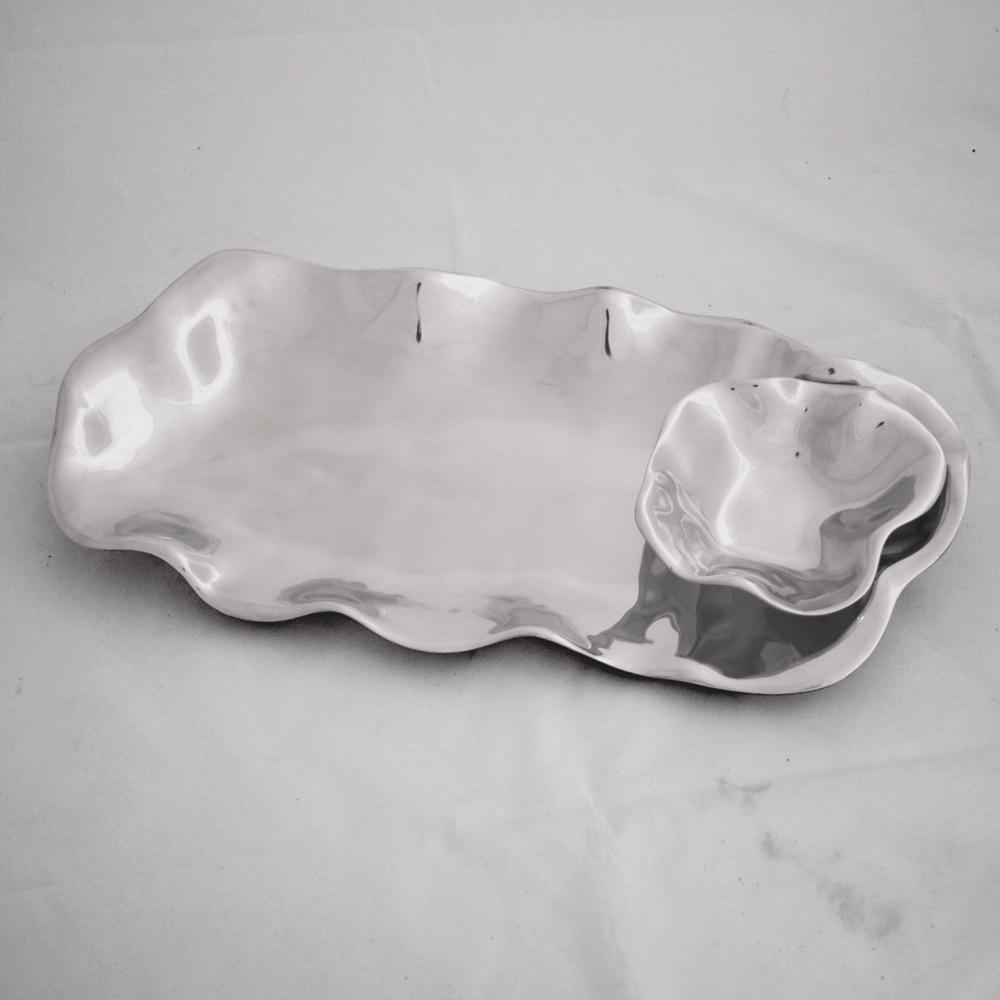 Bergamo Oval Chip & Dip