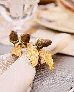 Forest Walk Acorn Napkin Ring by Juliska