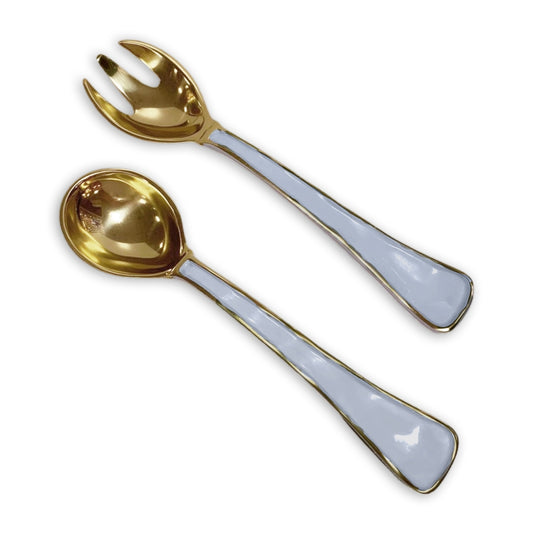 Soho Salad Servers (Periwinkle)