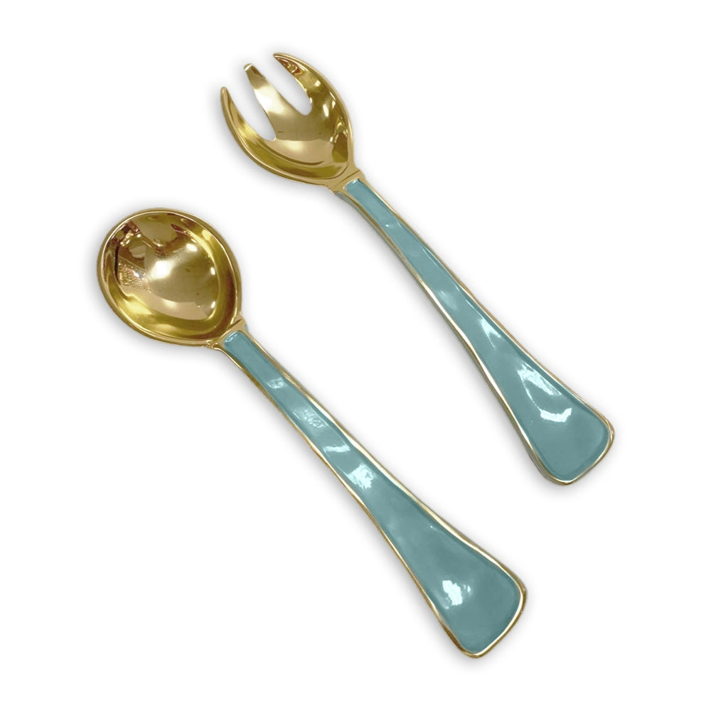 Soho Salad Servers (Turquoise)