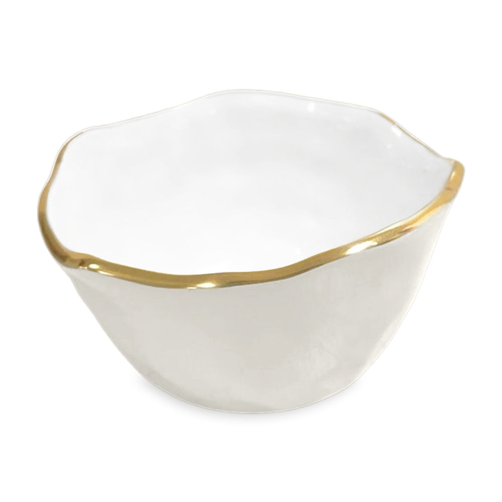 Osaka Small Bowl (Cream and White)