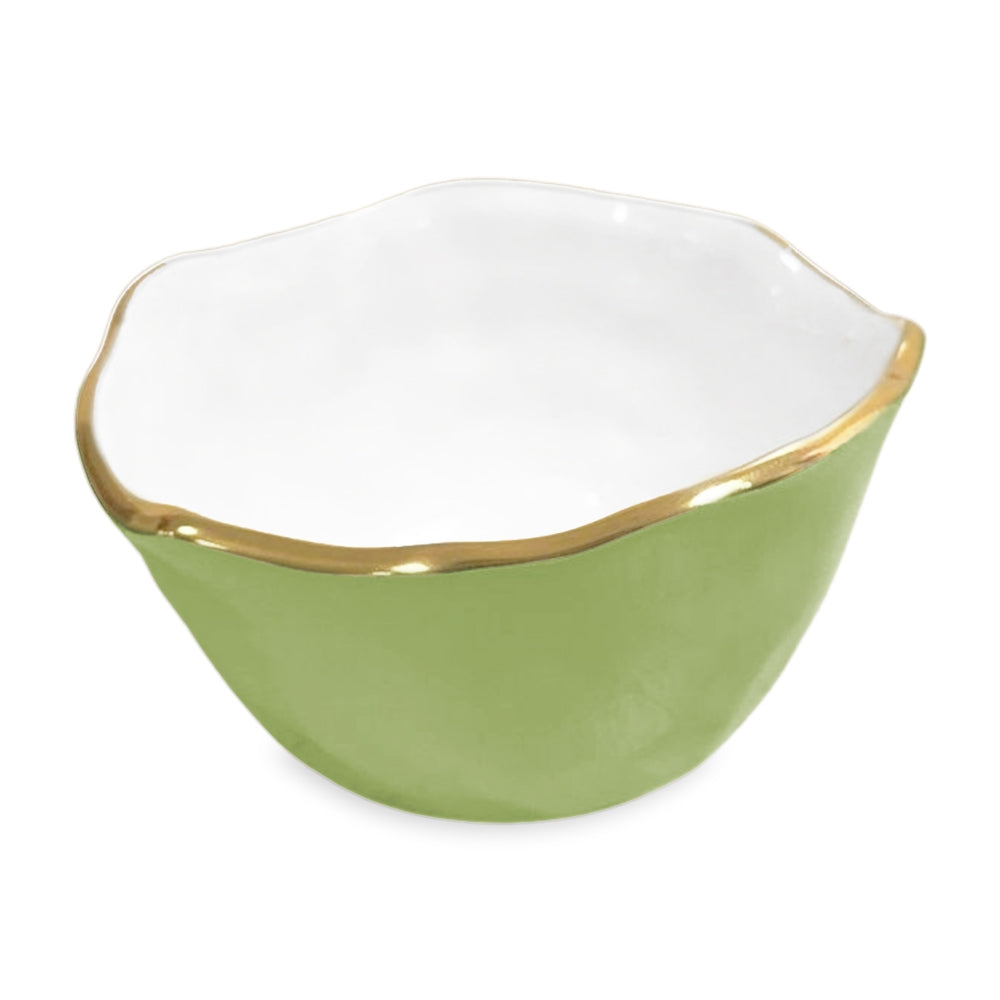 Osaka Small Bowl (Green and White)