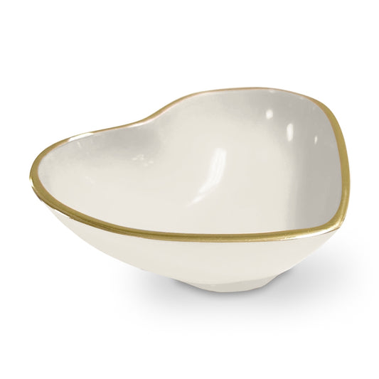 Deep Heart Mini Bowl (Cream)