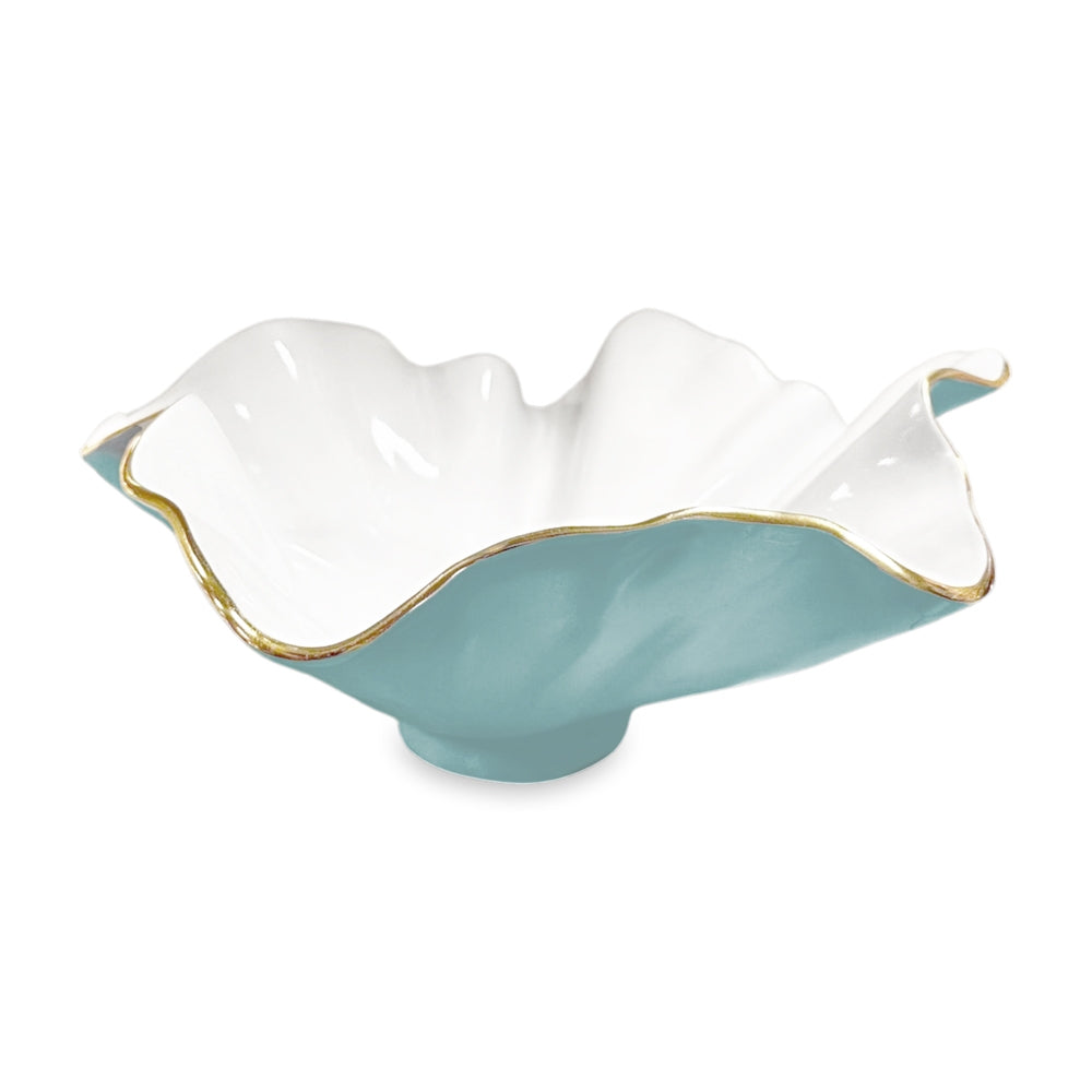 Bloom Wine Bucket (Turquoise and White)