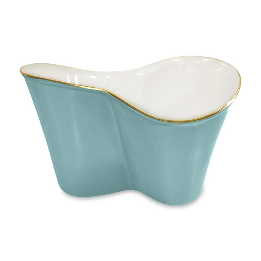 Double Ice Bucket (Turquoise and White)