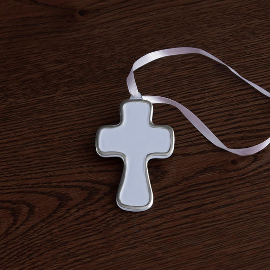 Athens Cross Ornament (Periwinkle)