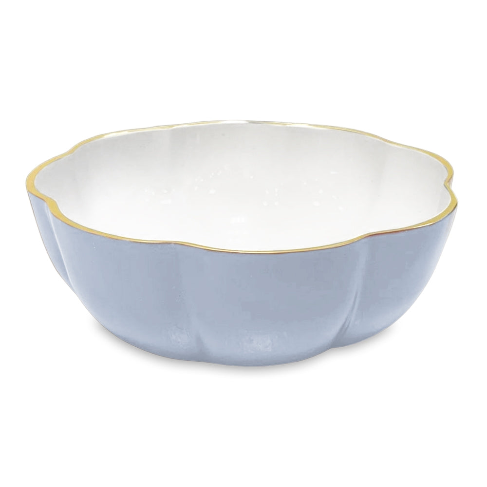 Devon Mini Bowl (Periwinkle and White)