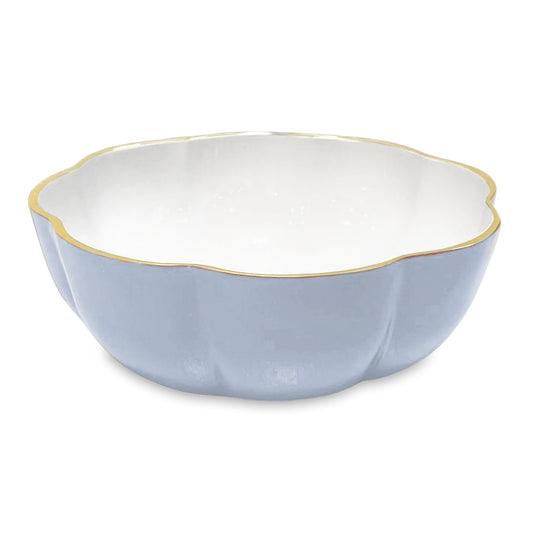 Devon Mini Bowl (Periwinkle and White)