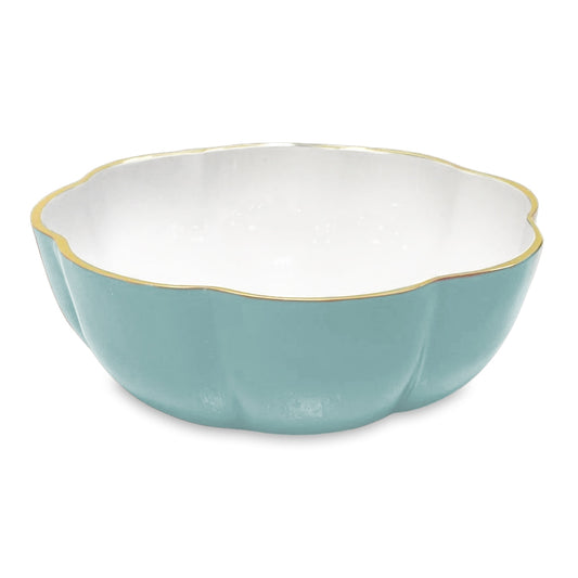 Devon Mini Bowl (Turquoise and White)