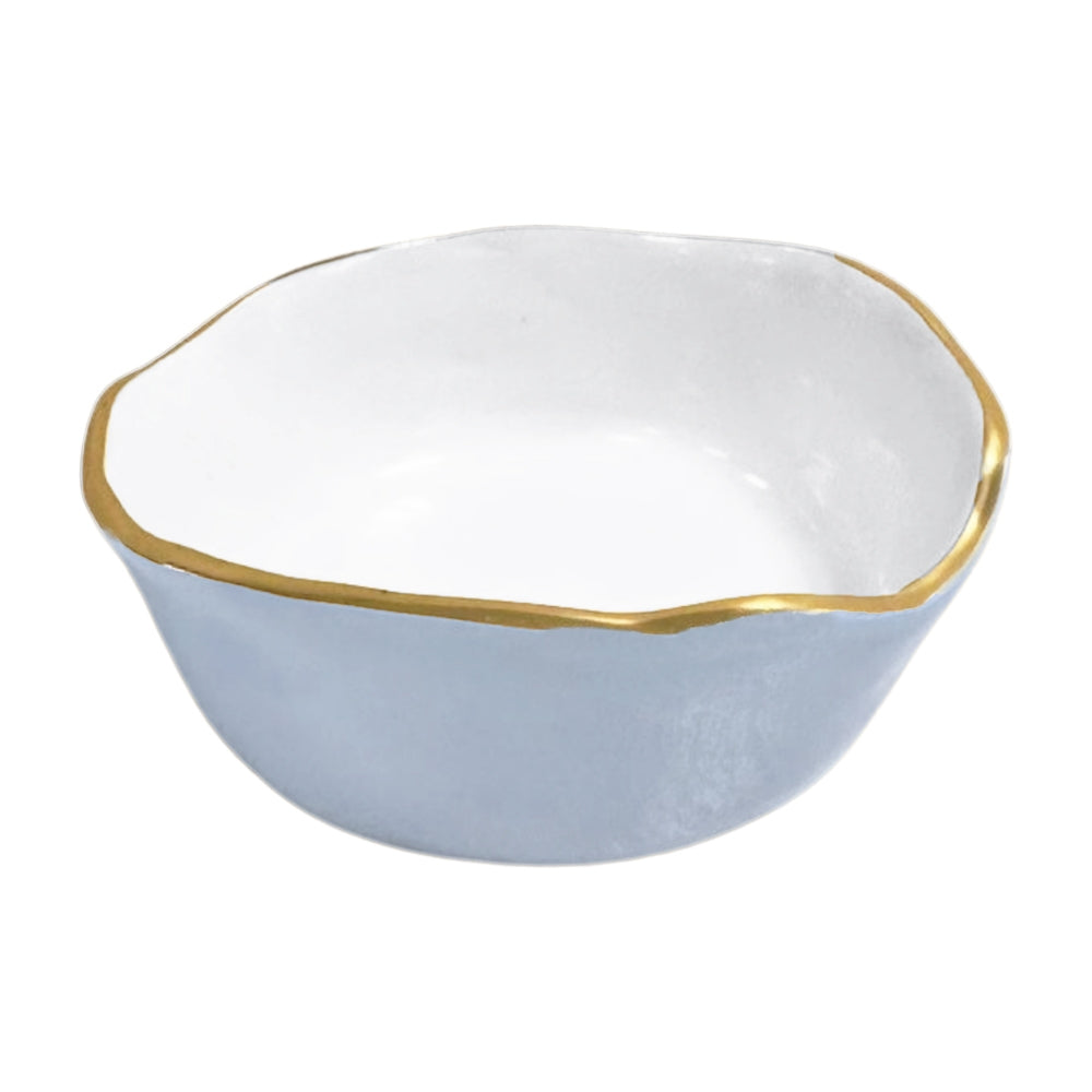 Soho Wine Coaster (Periwinkle and White)