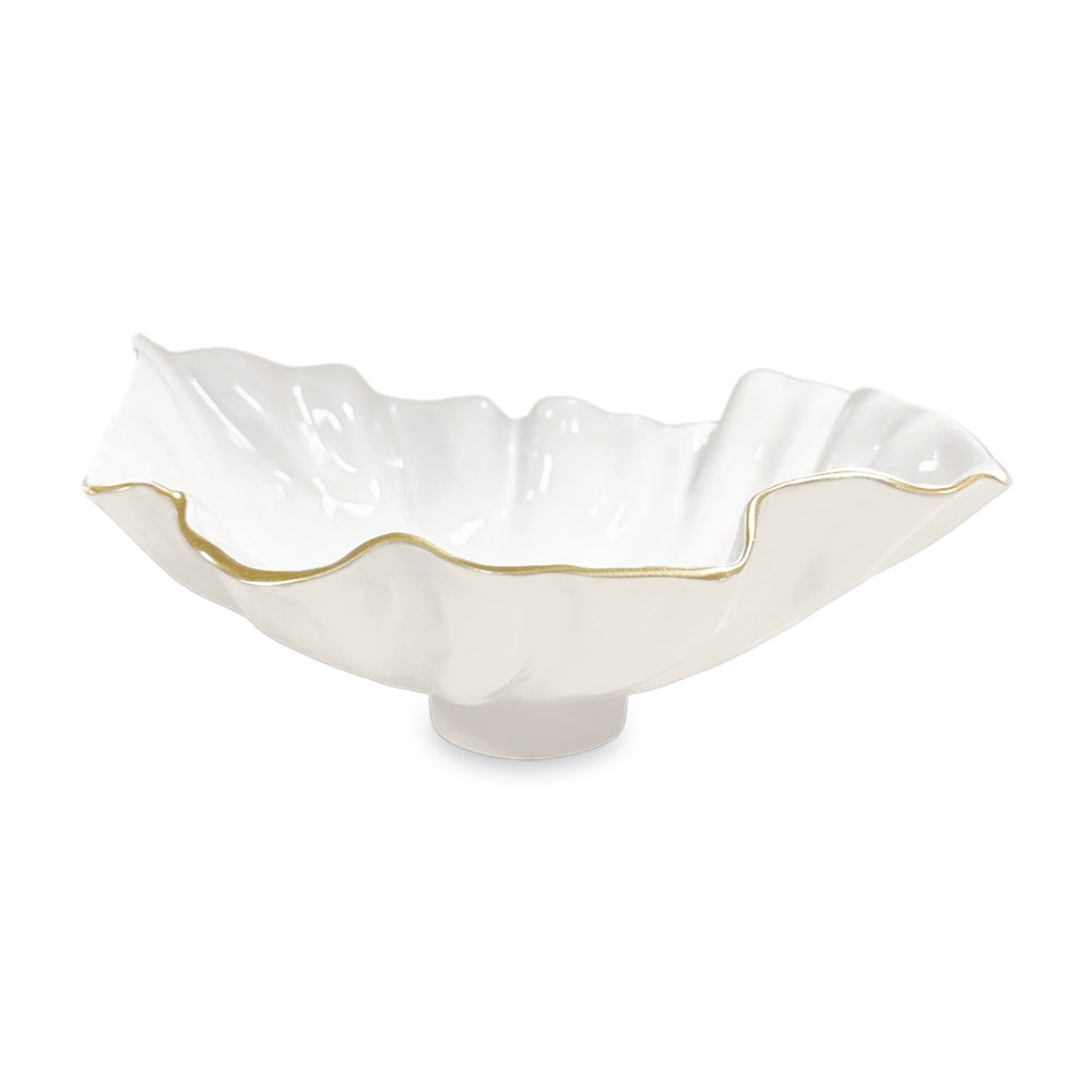 Bloom Medium Bowl (Cream and White)