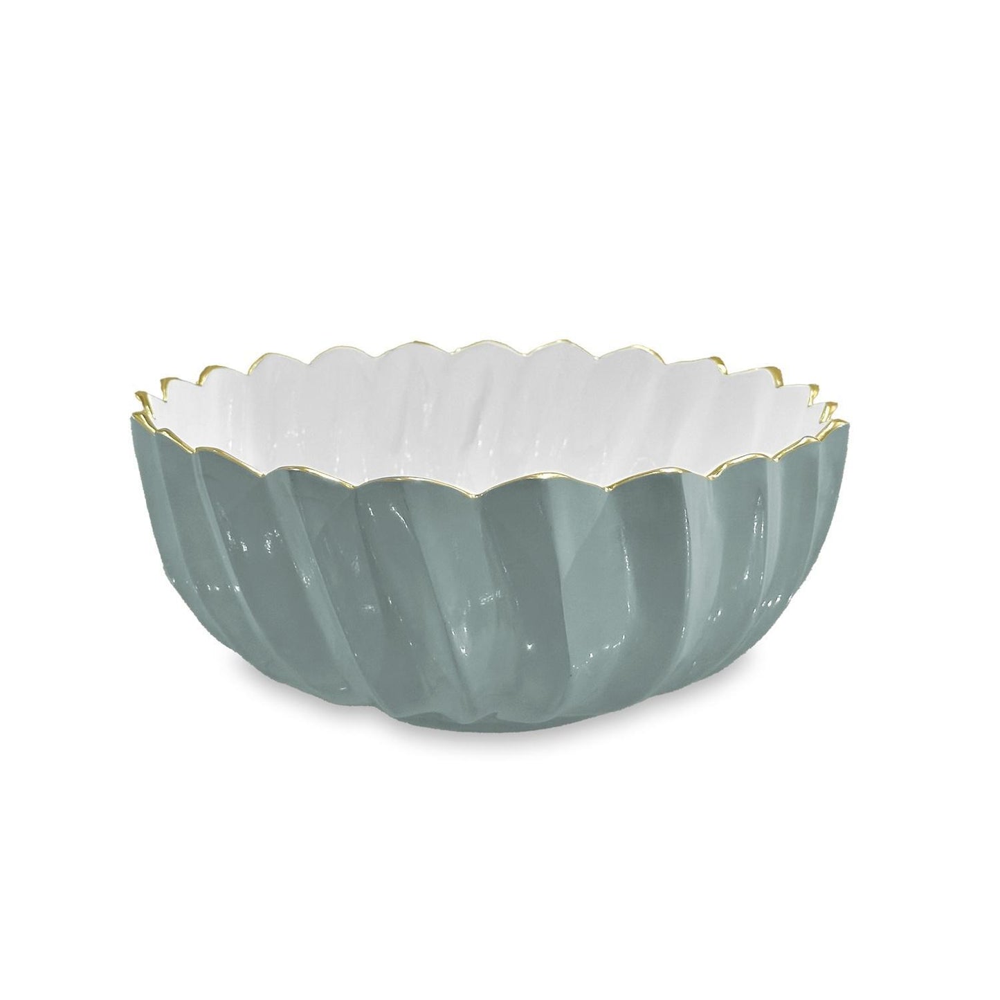 ENCANTO Orlando Medium Bowl (Slate and White)