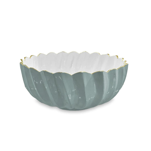 ENCANTO Orlando Medium Bowl (Slate and White)