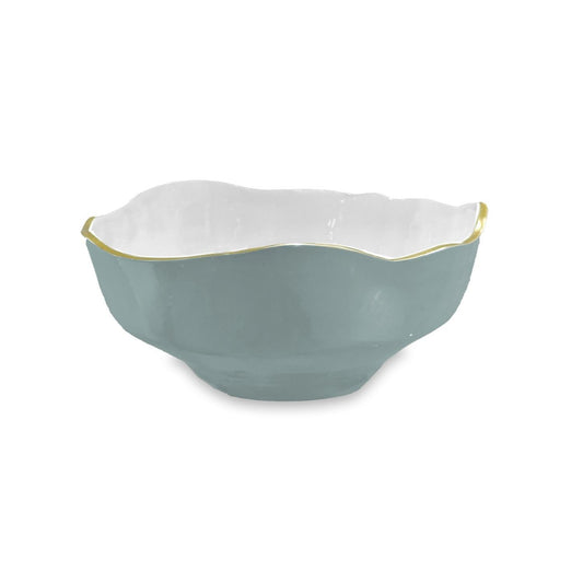 ENCANTO Dakota Medium Bowl (Slate and White)