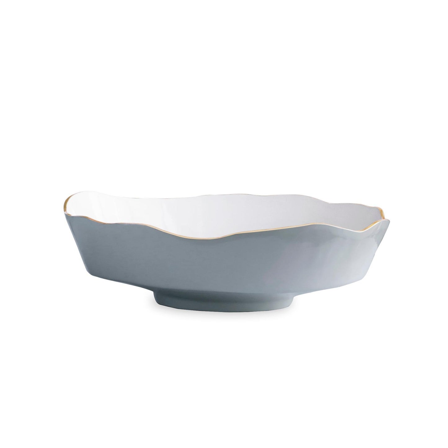 ENCANTO Dakota Large Bowl (Slate and White)