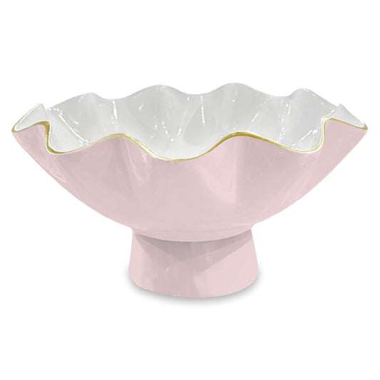 ENCANTO Carola Small Pedestal (Camellia and White)
