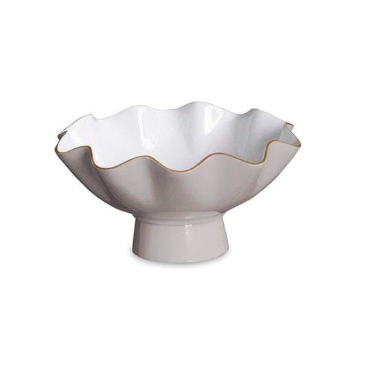 ENCANTO Carola Small Pedestal (Dove and White)